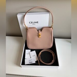 SMALL CAMILLE 16 SOFT BAG IN SMOOTH CALFSKIN - Soft Peach- New with Tags